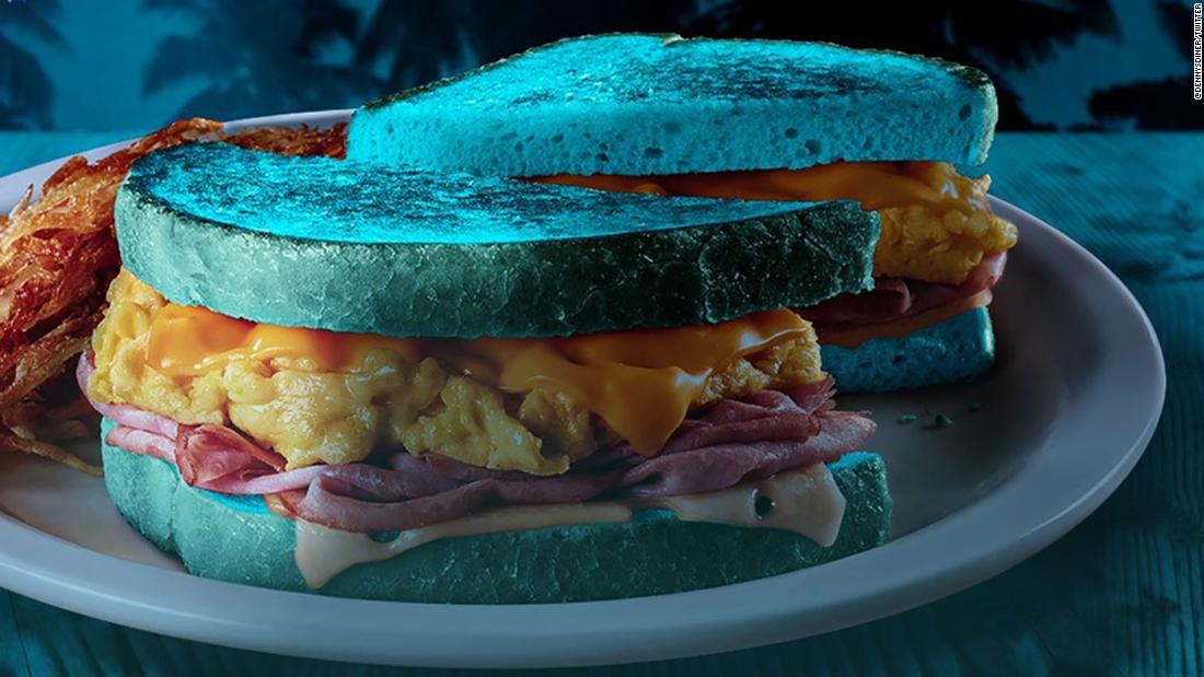 The rare Halloween Blue Moon called for a breakfast twist at Denny's - CNN