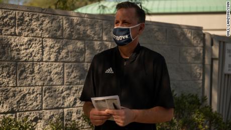 Eric Sampson voted for Donald Trump in 2016 but went for Joe Biden this election. Although he had already drifted away from the President, he said Trump's handling of the pandemic was &quot;icing on the cake.&quot;