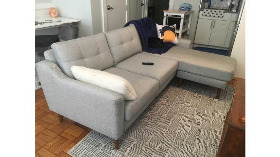 My Burrow couch after four months of use 
