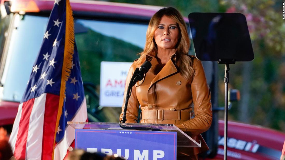 Melania Trump Slams Biden And Democrats In Final Solo Campaign Speech Cnnpolitics 