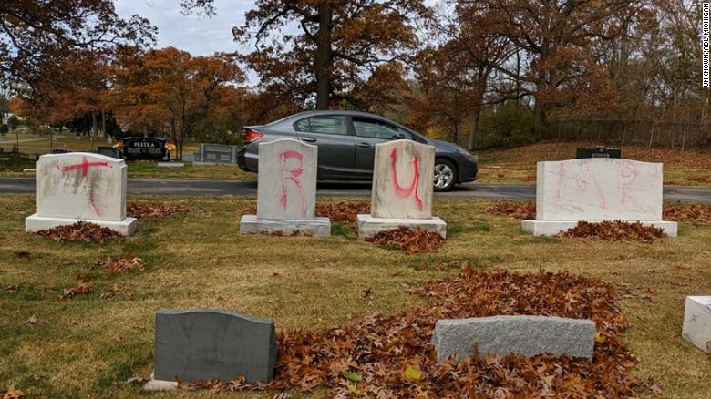 Michigan Jewish cemetery desecrated with ‘pro-Trump’ messages