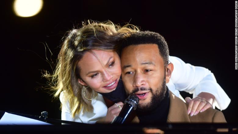 John Legend and Chrissy Teigen give their kids an early lesson in citizenship