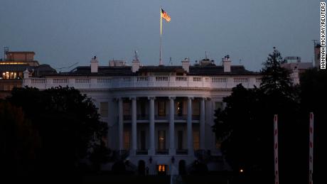 The White House seen at sunrise on November 3, 2020. (Reuters/Hannah McKay)