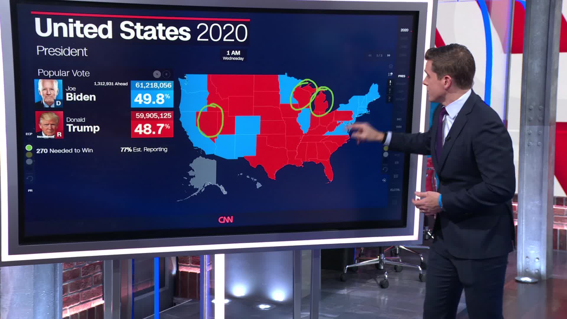 Election Results Cnn Electoral Map