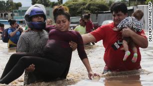 Tropical Depression Eta is moving toward Cuba after leaving at least 100 people dead in Central America