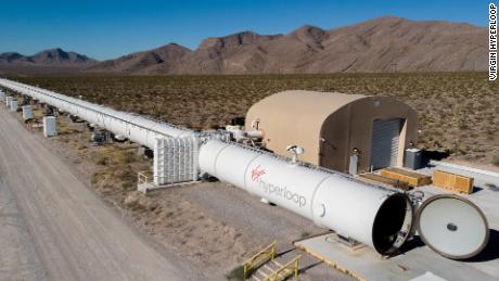 Virgin Hyperloop has a 500-meter test track outside Las Vegas, Nevada.