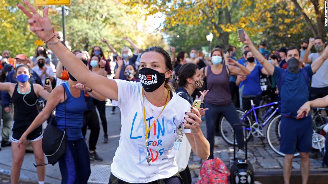 Cities erupt in celebration after Biden-Harris victory