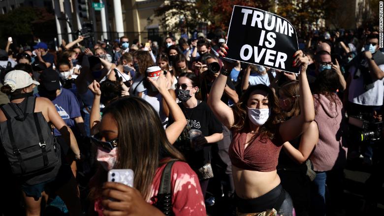 Black Lives Matter Plaza in Washington, DC, on November 7, 2020.