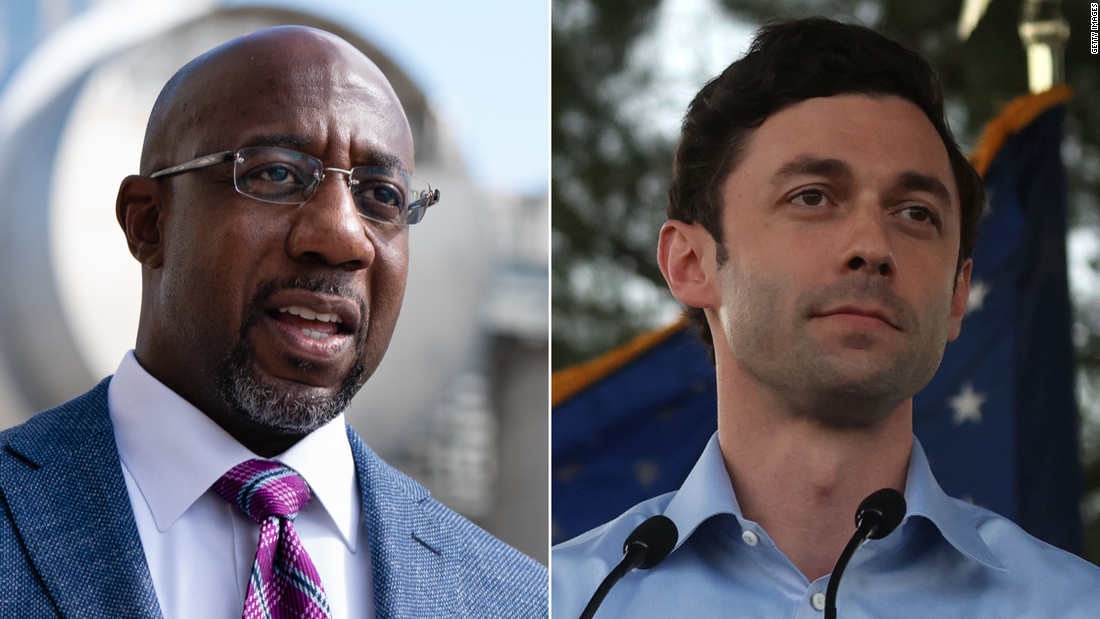 Democrats Ossoff and Warnock each raise more than $ 100 million for the second round of the Georgia Senate