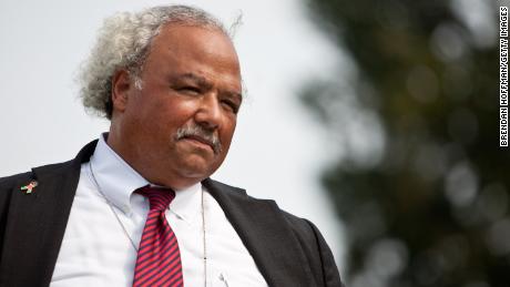 Eric Goosby, US Global AIDS Coordinator, listens during a news conference for the launch of the Congressional HIV/AIDS Caucus on Capitol Hill on September 15, 2011, in Washington, DC.