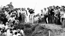 Ballesteros during the 1976 Open Championship.