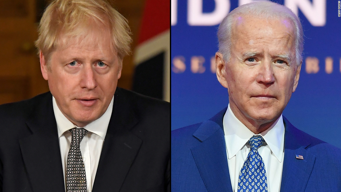 Biden piles pressure on Boris Johnson at Brexit crunch time