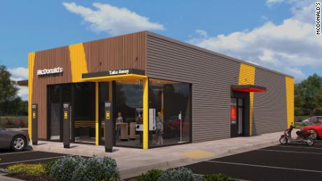 McDonald&#39;s is testing restaurant designs with little or no seating.