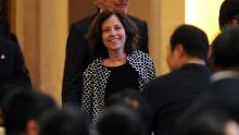 US Deputy Secretary of the Treasury Sarah Bloom Raskin attends the opening ceremony of the APEC Finance Ministers&#39; Meeting in Beijing on October 22, 2014.