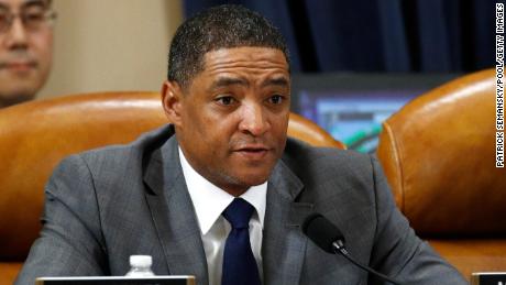 Rep. Cedric Richmond, a Louisiana Democrat, votes to approve the second article of impeachment as the House Judiciary Committee holds a public hearing on Capitol Hill on December 13, 2019.