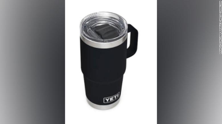 Yeti recalls nearly 250,000 of its popular mugs over burning hazards linked to a faulty lid