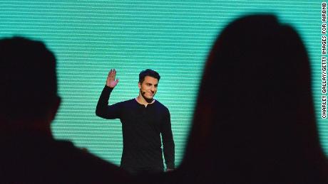 Airbnb CEO Brian Chesky speaks onstage during &quot;Introducing Trips&quot; Reveal at Airbnb Open LA on November 17, 2016 in Los Angeles, California.  (Photo by Charley Gallay/Getty Images for Airbnb)