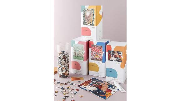 Jiggy for Anthropologie Puzzle and Glue Set