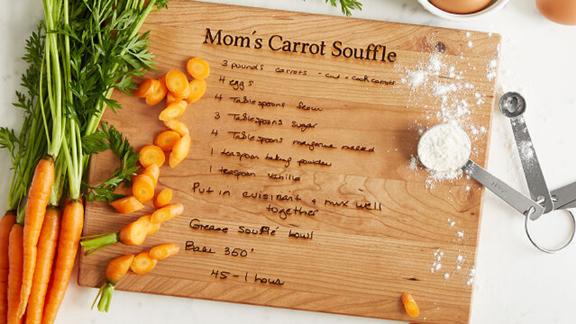 Personalized Family Recipe Board