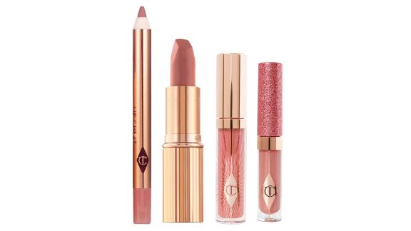 Charlotte Tilbury Ensemble de secrets pour les lèvres Pillow Talk 