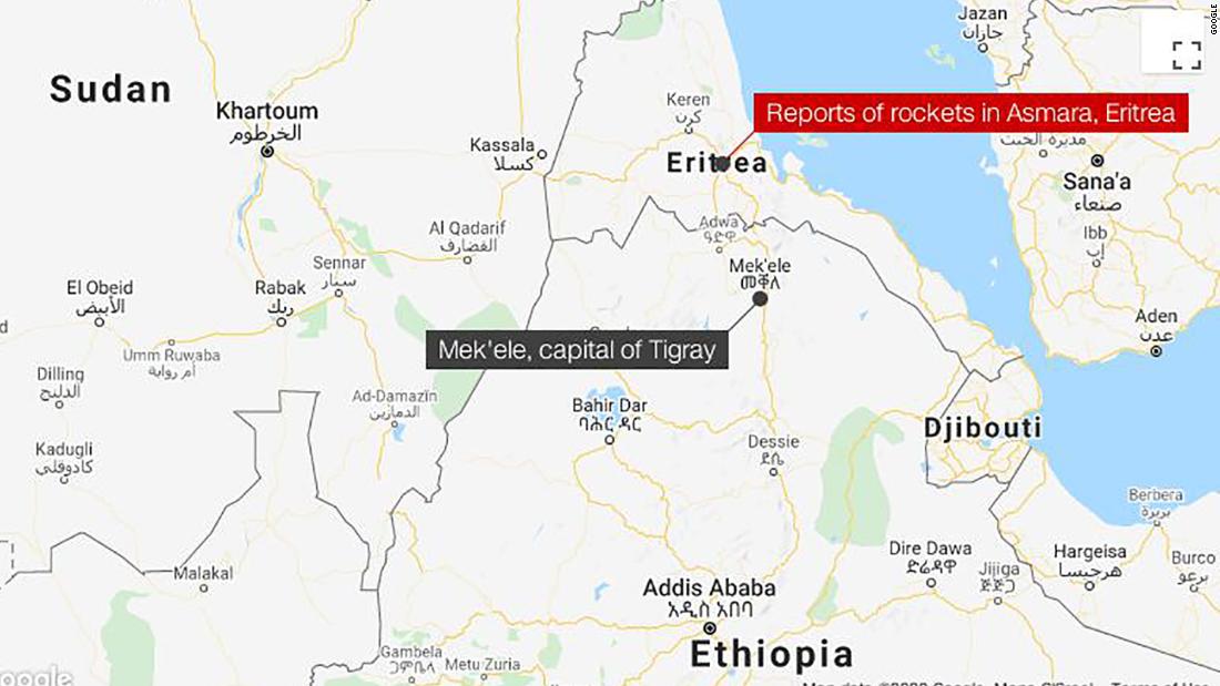 Eritrea And Tigray Map Forces From Ethiopia's Tigray Region Bombed Eritrean Capital, Tigray Leader  Says - Cnn