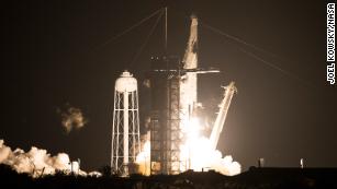 SpaceX launch: Four astronauts take off aboard Crew Dragon bound for ISS