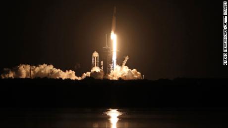 SpaceX-NASA mission: Four astronauts arrive at International Space Station