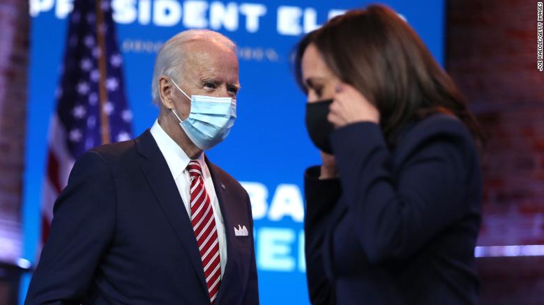 Watch live: President-elect Joe Biden and Vice President-elect deliver remarks on the pandemic 