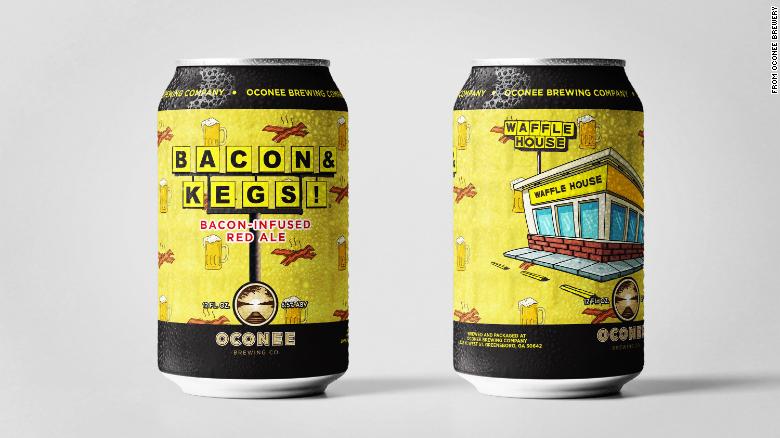 Waffle House teams up with Georgia’s Oconee Brewing Company to produce a bacon-flavored beer