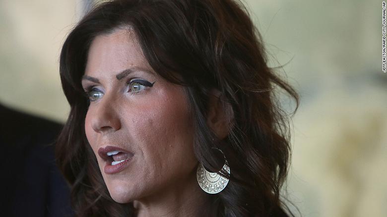 South Dakota Gov. Kristi Noem has said &quot;government should not mandate&quot; wearing masks.