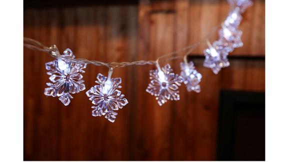 The Holiday Aisle Snowflake String Lights