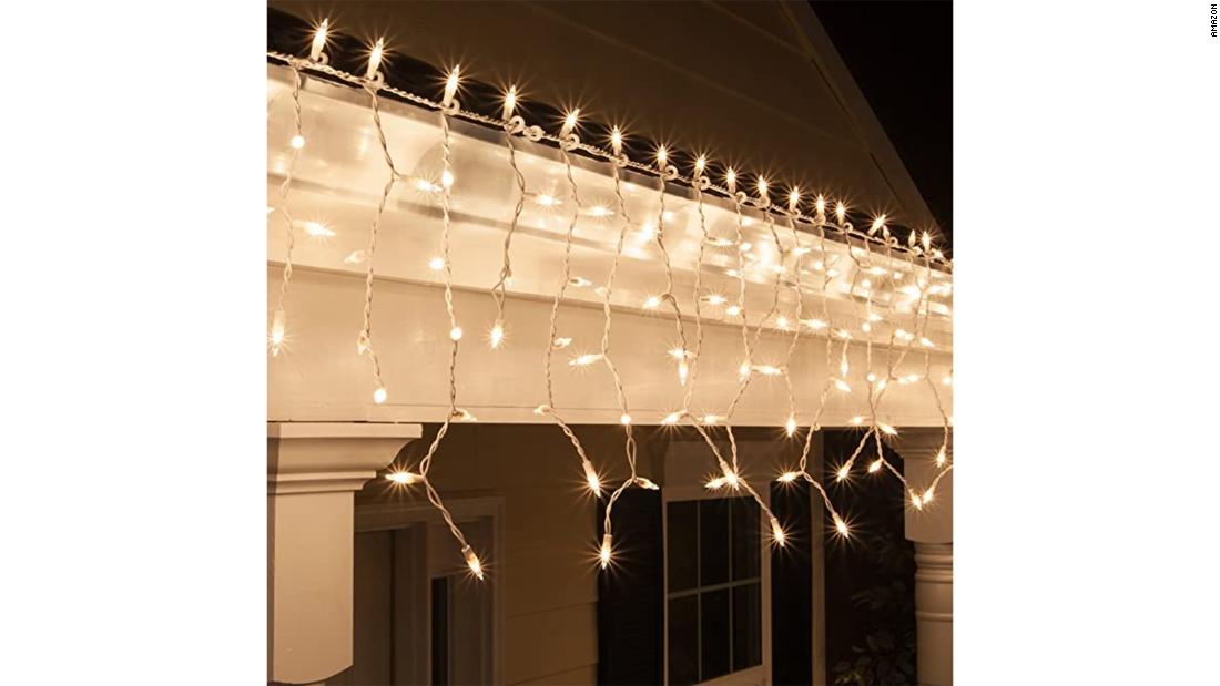 Iluminación de Navidad de Interior para Arbol de Navidad 240 LED 22M Acobonline luces de Navidad para la decoración de fiestas,bodas,Luces Colores Decoración Boda,cable verde，blanco