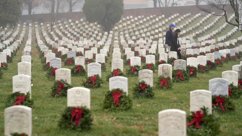 Wreaths Across America told it will not be able to place wreaths at Arlington National Cemetery this year