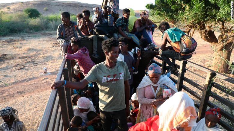At least 30,000 refugees have fled to neigboring Sudan, according to the UN.