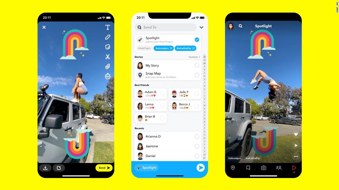 Snapchat's TikTok competitor will no longer give away $1 million daily. Here's what's next