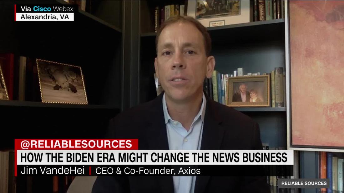 Axios CEO Jim VandeHei On Media In The Biden Era - CNN Video