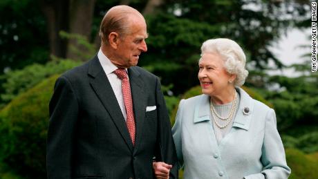 Queen Elizabeth II and Prince Philip. 