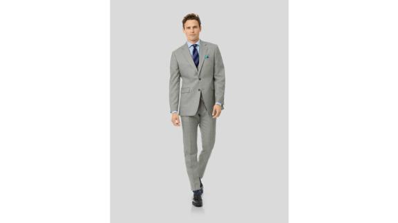 Charles Tyrwhitt Sharkskin Travel Suit