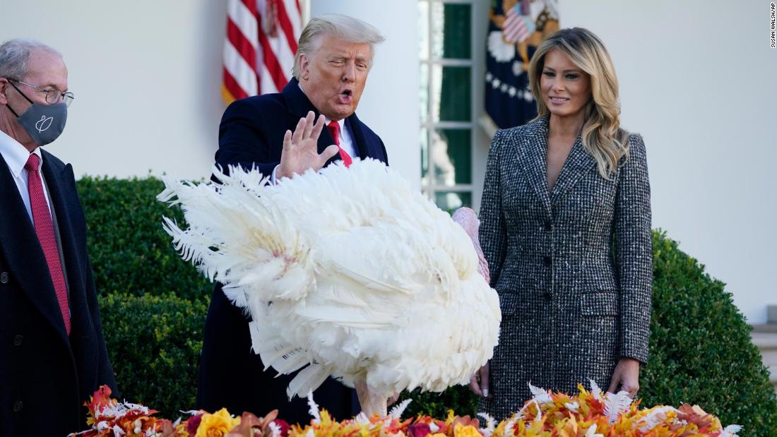 White House Thanksgiving proclamation calls for Americans to 'gather' even as Covid-19 surges