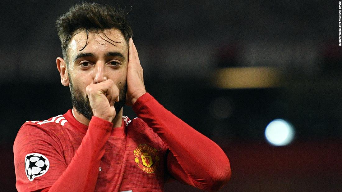 Champions League Bruno Fernandes Scores Stunning Goal In Manchester United Victory Cnn