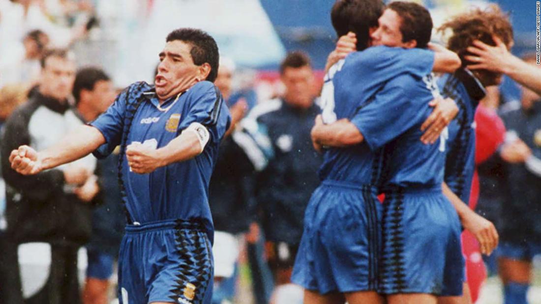 Maradona was back for his fourth World Cup in 1994, but it wasn&#39;t for long.