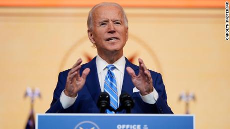 Biden urges Americans to re-engage in pandemic fight during Thanksgiving speech