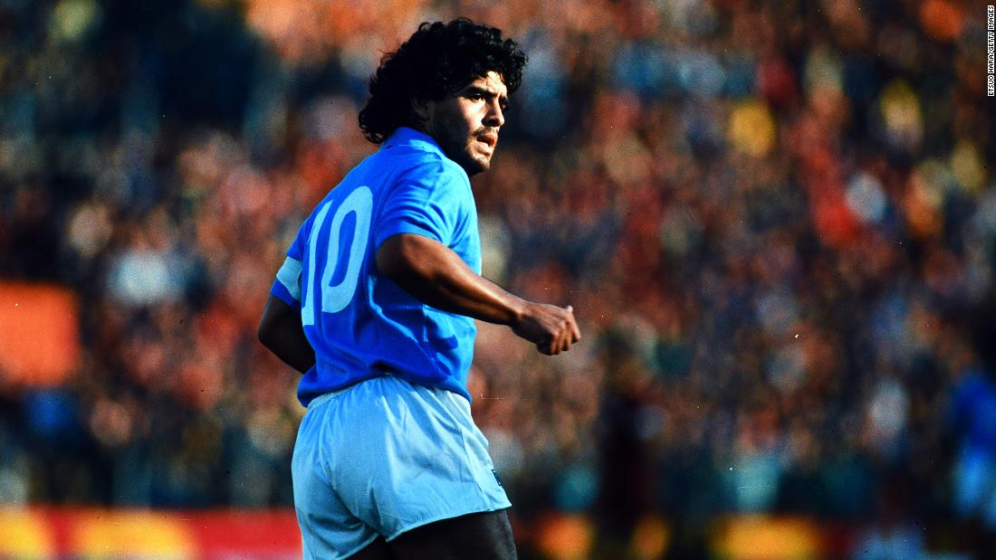 Diego Armando Maradona. Napoli.  Diego maradona, Sports jersey, Napoli