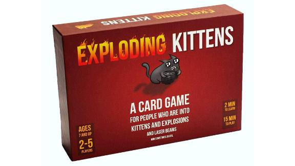 Games from Exploding Kittens, Cards Against Humanity and more