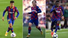 Barcelona spent more on individual transfer fees for Philippe Coutinho ($173.3m), Antoine Griezmann ($143.4m) and Ousmane Dembele ($155.4m) than for the entire team which played Real Madrid in November 2010.