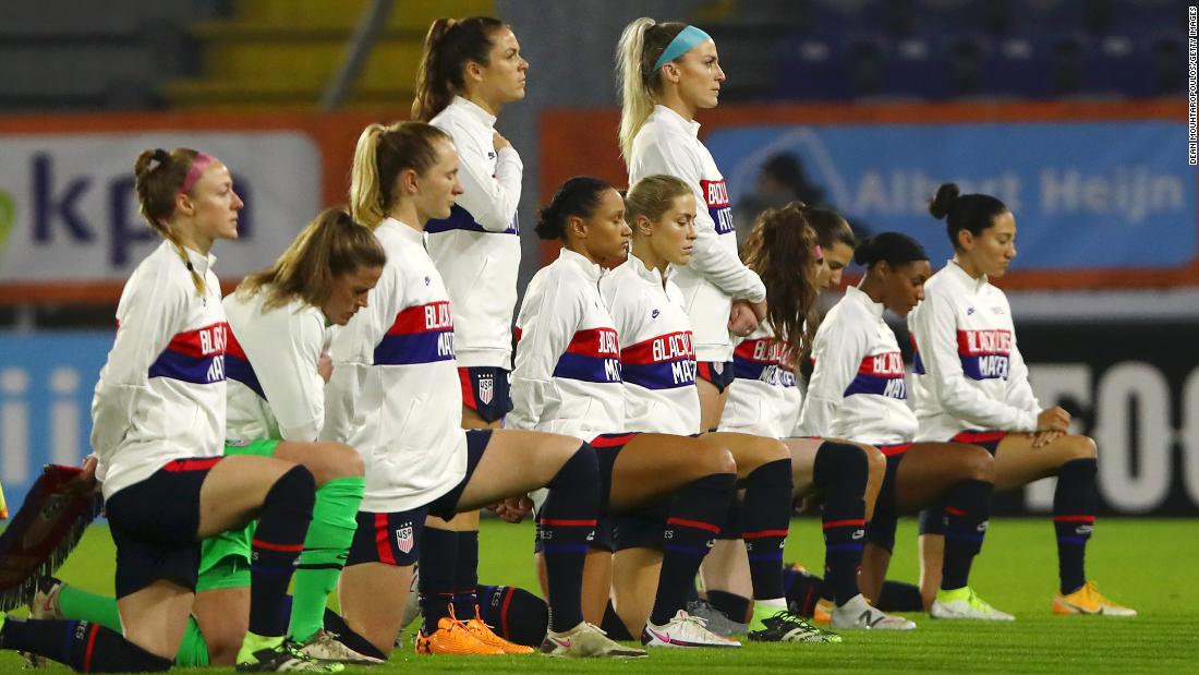 USWNT wore 'Black Lives Matter' on uniforms in statement to 'affirm