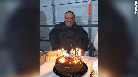 Guadalupe Lopez at his 58th birthday party.