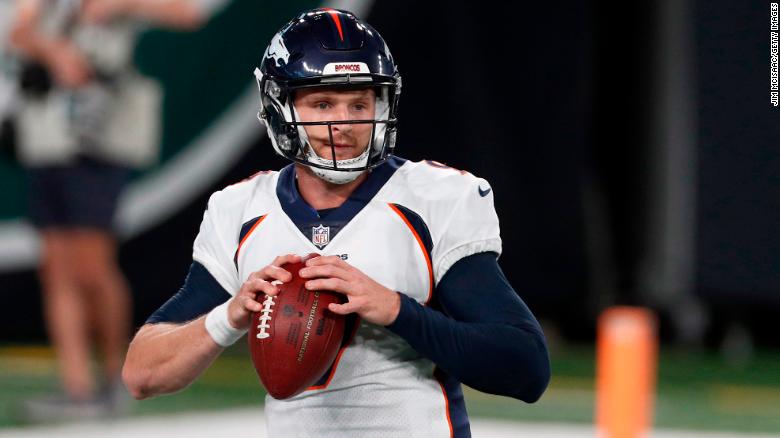 The Denver Broncos have no quarterbacks for Sunday’s Saints game due to NFL Covid-19 protocols
