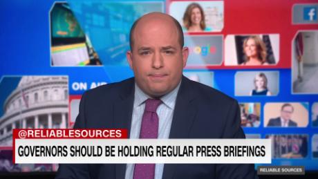Stelter calls out governors who aren&#39;t holding Covid-19 briefings