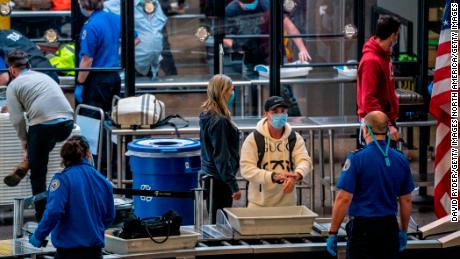 Sunday was the busiest day for US air travel since the pandemic began